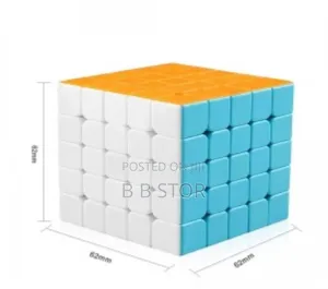 Yisheng 5x5 Stickerless Speed Rubiks Magic Cube Puzzle