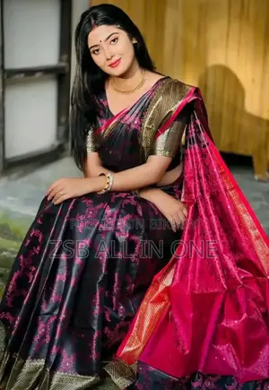 Benaroshi Katan Saree With Blouse Piece