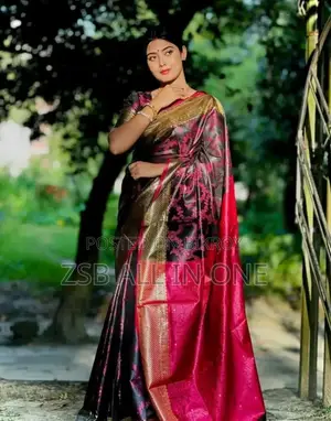 Benaroshi Katan Saree With Blouse Piece