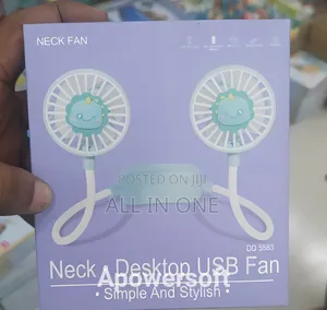 Portable Neck and Desktop USB Fan (DD 5583)