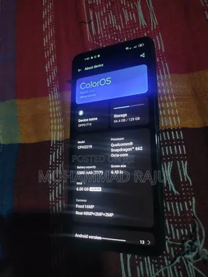 Oppo F19S 128 GB Blue