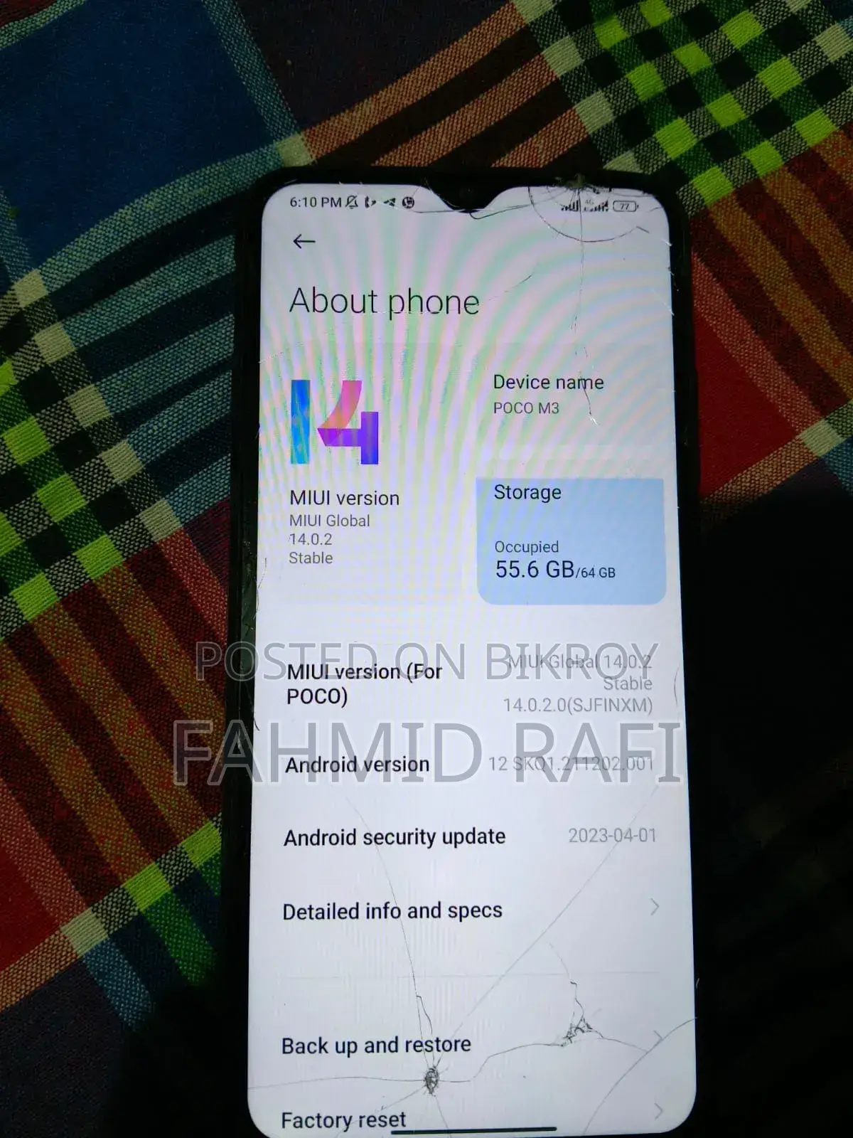Xiaomi Poco M3 64 GB Black