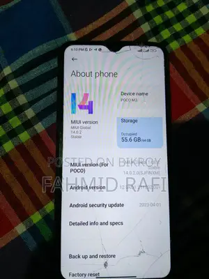 Xiaomi Poco M3 64 GB Black