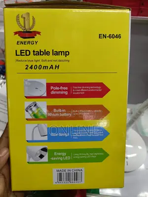 Energy Led Rechargeable Table Lamp (En-6046 Model)