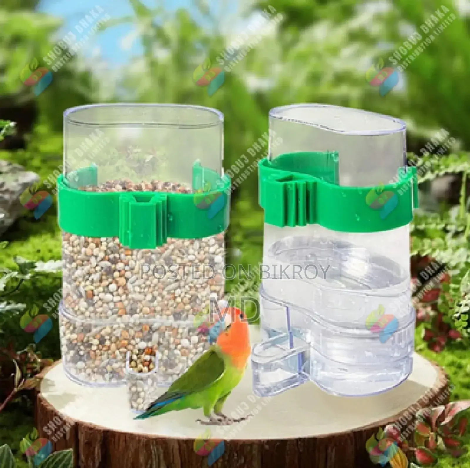 অটোমেটিক বার্ড ফিডার ও ওয়াটার ডিসপেনসার