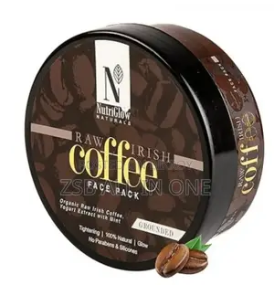 Nutriglow Natural's Raw Irish Coffee Face Pack 200g
