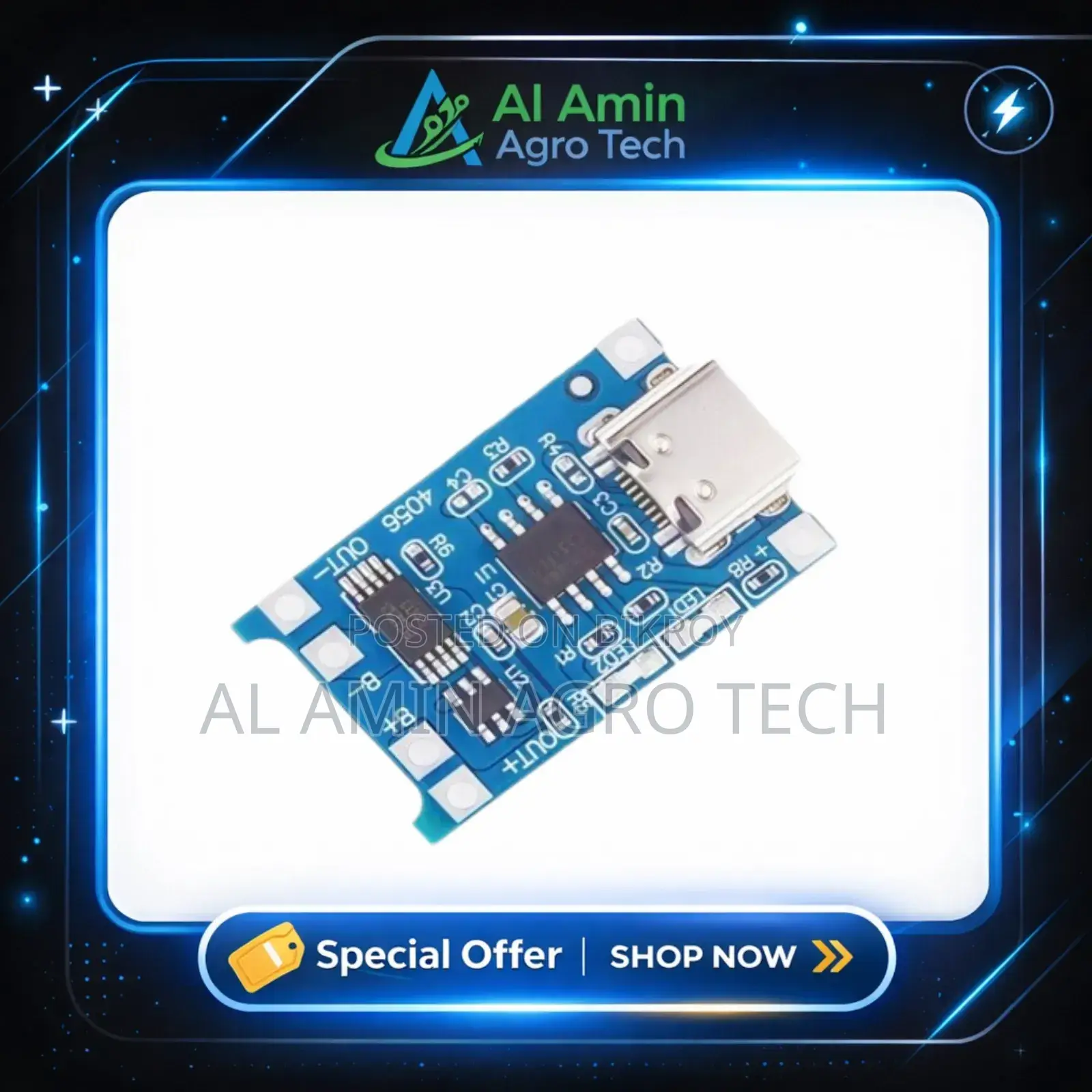 4 PCS Type-C Usb 5v Protection Module Board