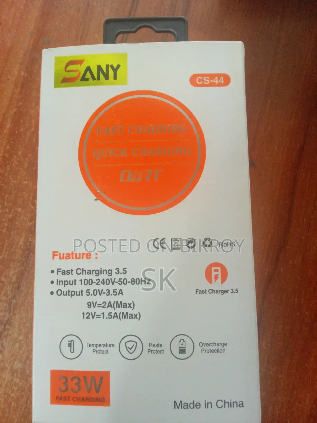 Sansy Fast Charger 33w
