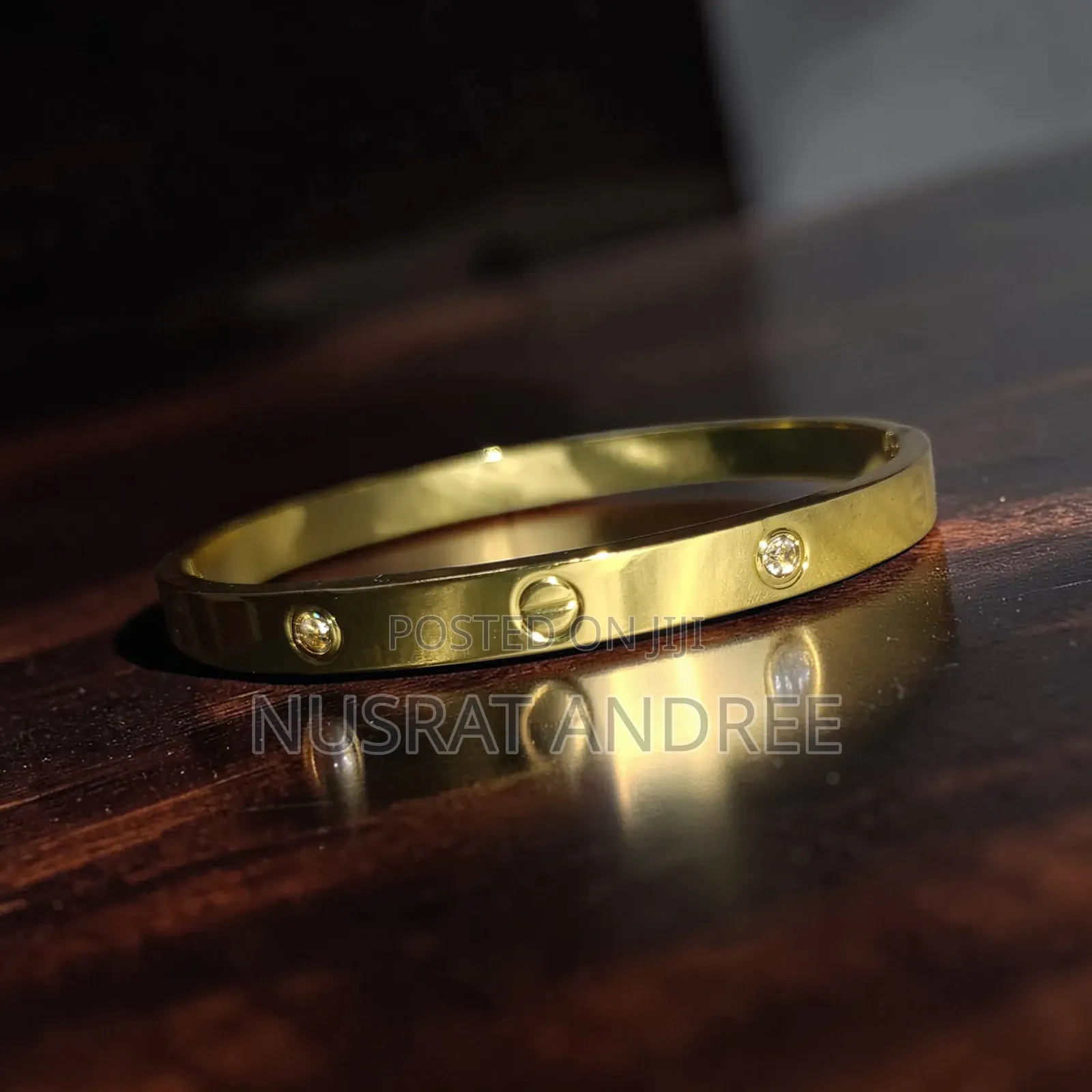 Premium Gold-Plated Designer Bangle Bracelet