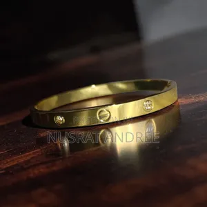 Premium Gold-Plated Designer Bangle Bracelet