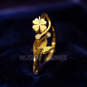 Premium Gold-Plated Designer Bangle Bracelet