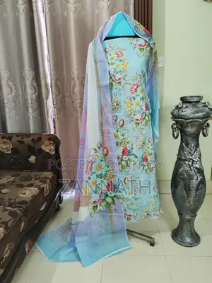 Premium Embroidered Cotton Dress