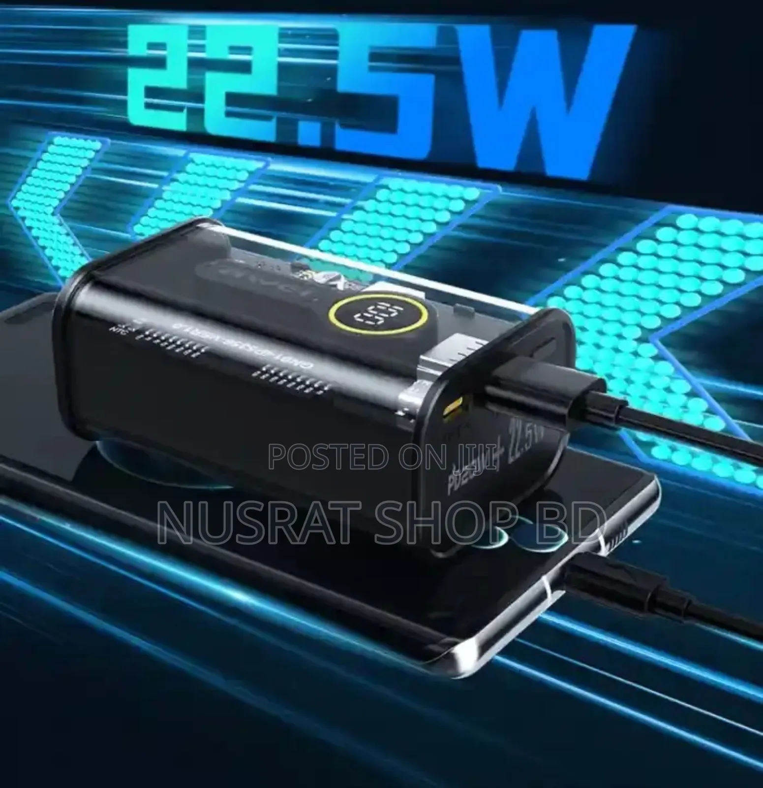 Awei P165k 10000mah 22.5w Transparent Fast Power Bank
Code :12578