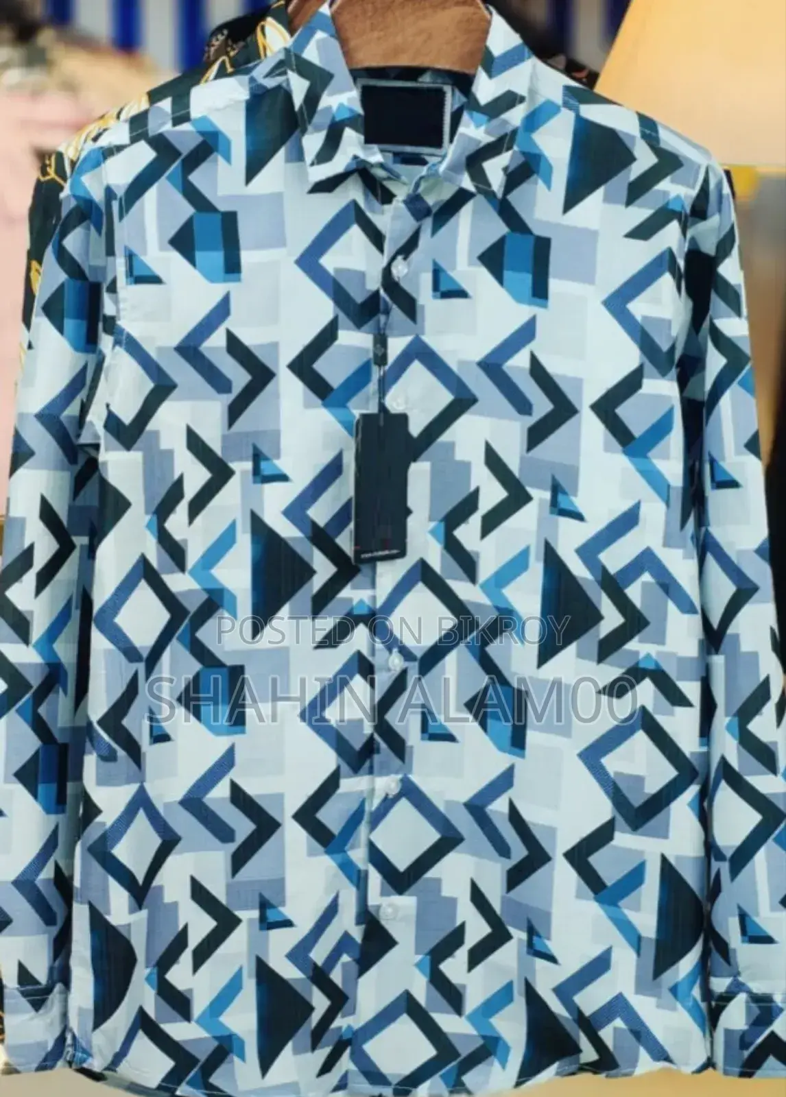 চায়না ফ্লোরাল প্রিন্ট ফুল স্লিভ শার্ট