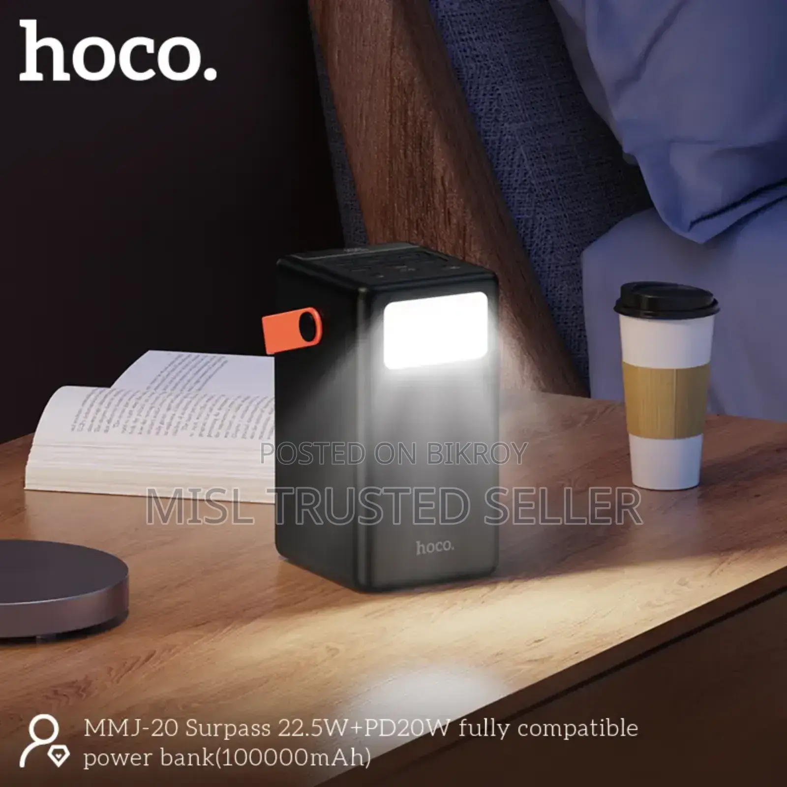 100000mAh Power Bank or Mini Generator? Hoco Power Bank