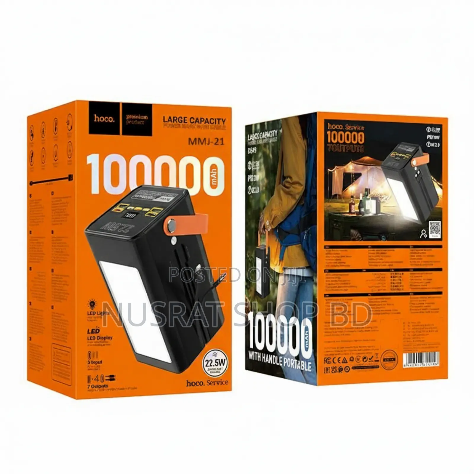 Hoco Mmj-21 22.5W 100000mAh Power Bank
Code : 11644