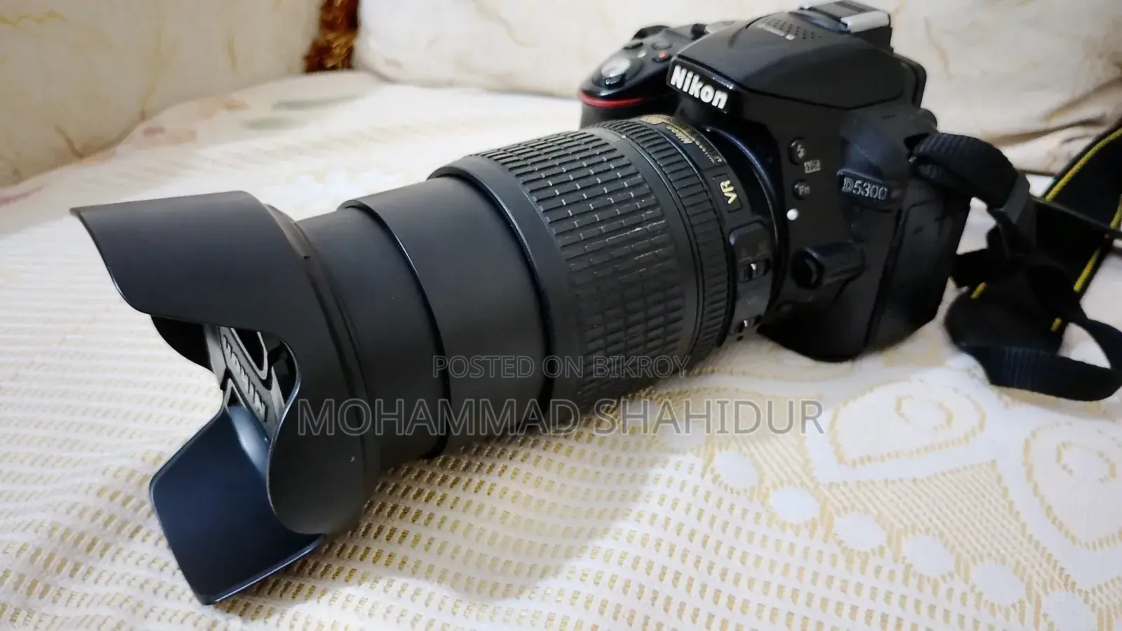 Nikon D5300 24.2MP DSLR Body With 18-105mm VR Lens, Wi-Fi/Movable Screen