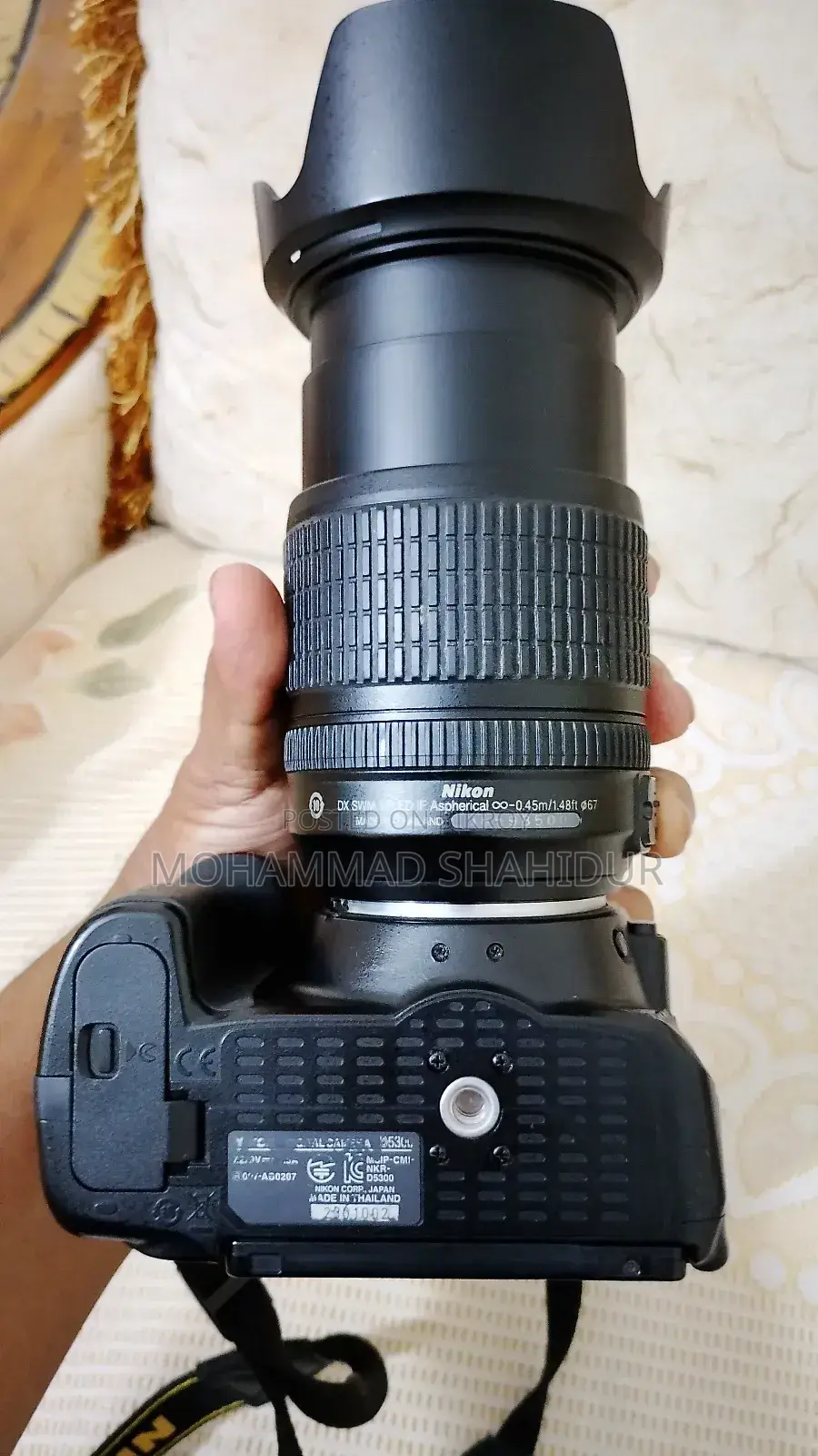 Nikon D5300 24.2MP DSLR Body With 18-105mm VR Lens, Wi-Fi/Movable Screen