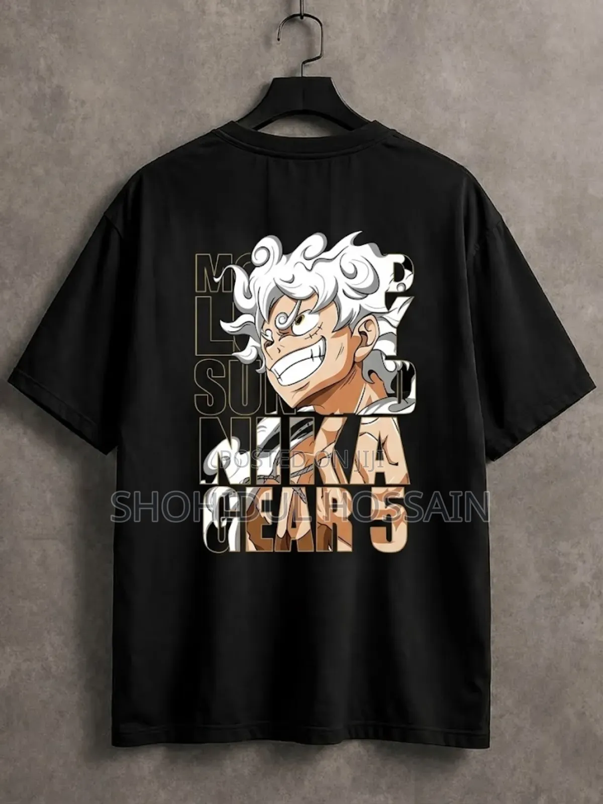 One Piece Anime Dropshoulder T Shirt