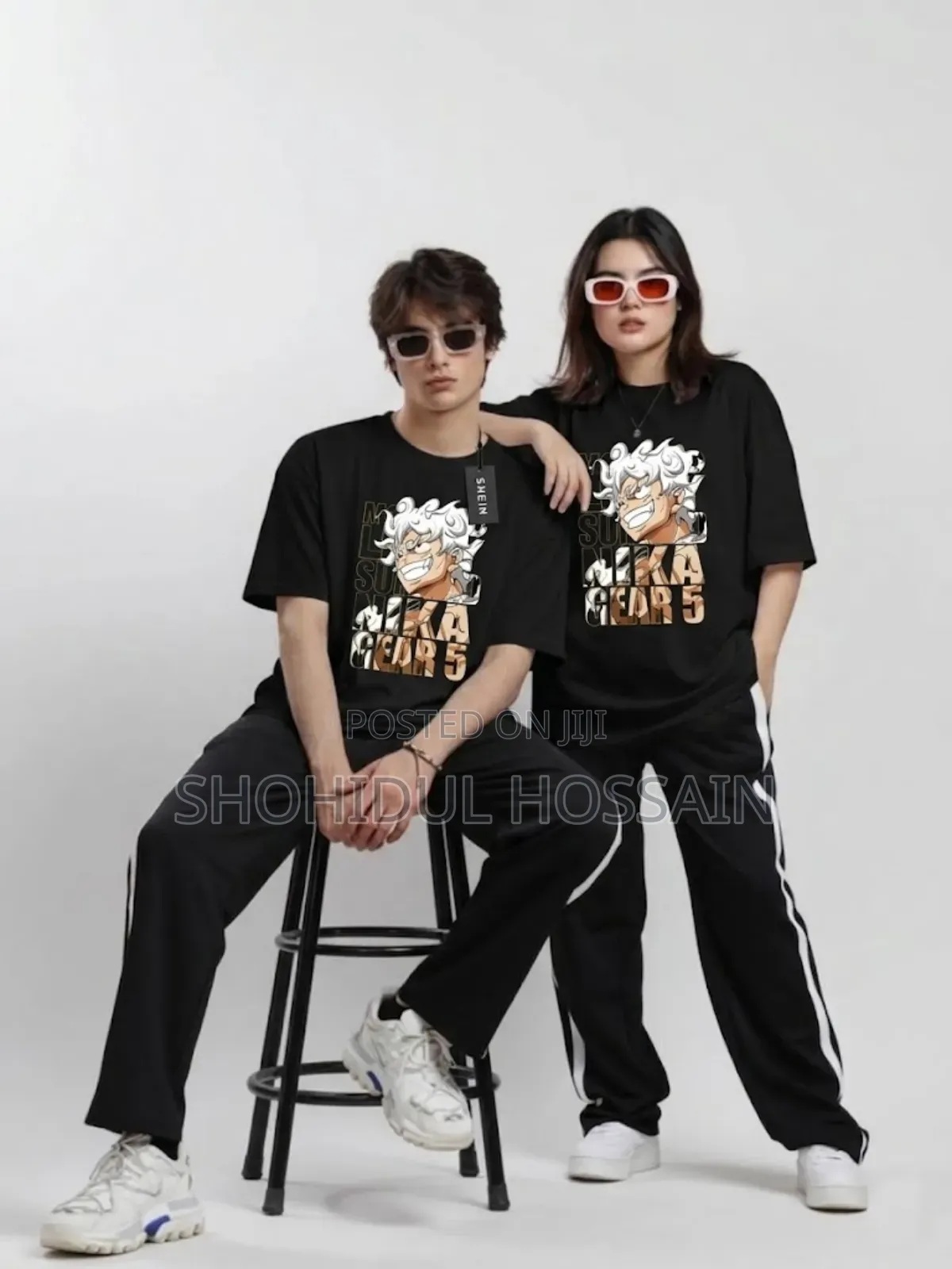 One Piece Anime Dropshoulder T Shirt