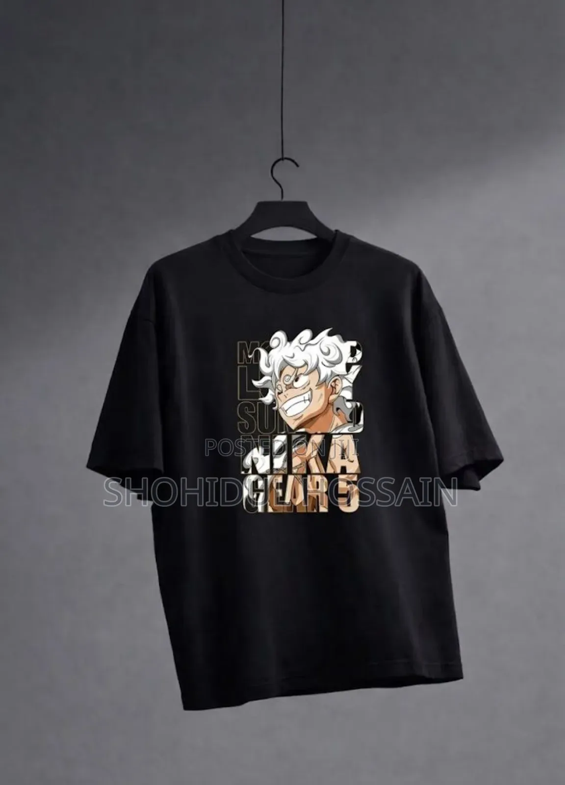 One Piece Anime Dropshoulder T Shirt