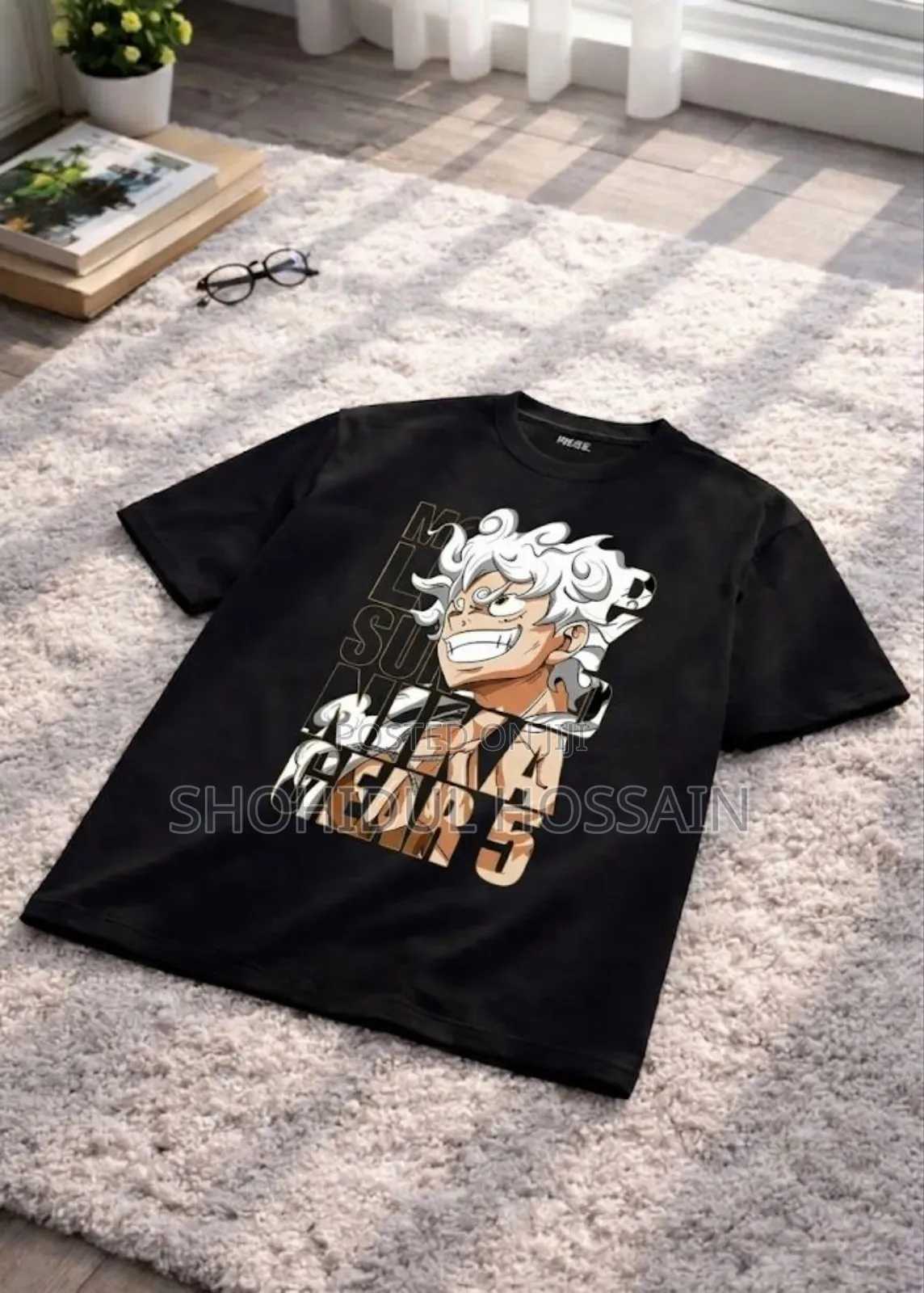 One Piece Anime Dropshoulder T Shirt