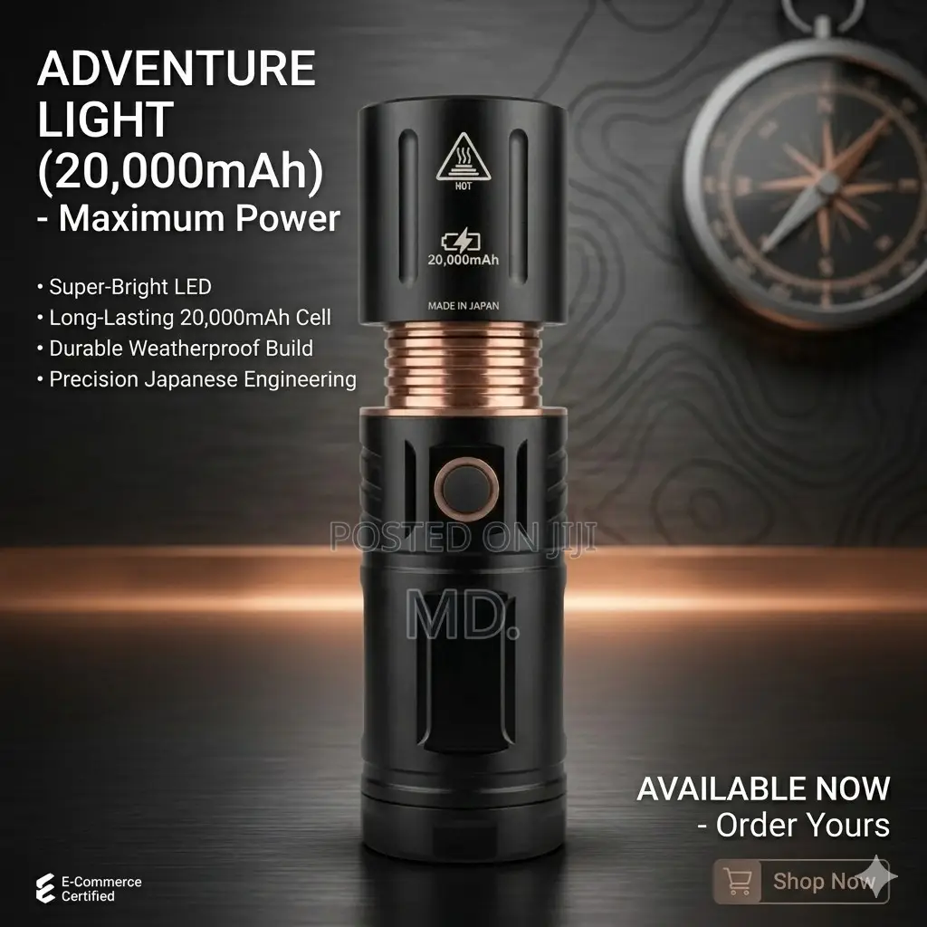 Jumbo Torch Light 20000mah Ultra-Bright Led লাইট