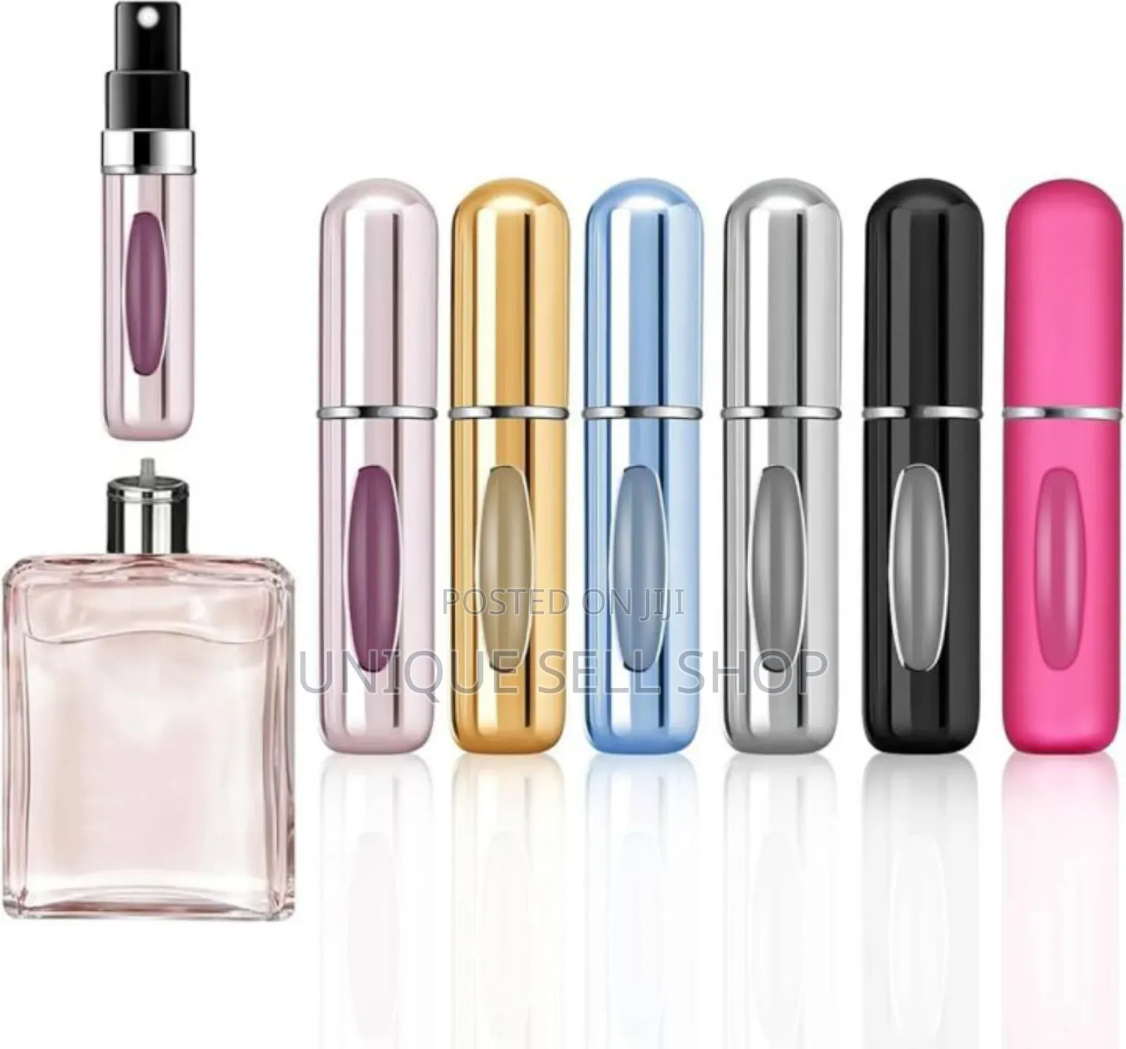 Premium Metallic Refillable Perfume Atomizer