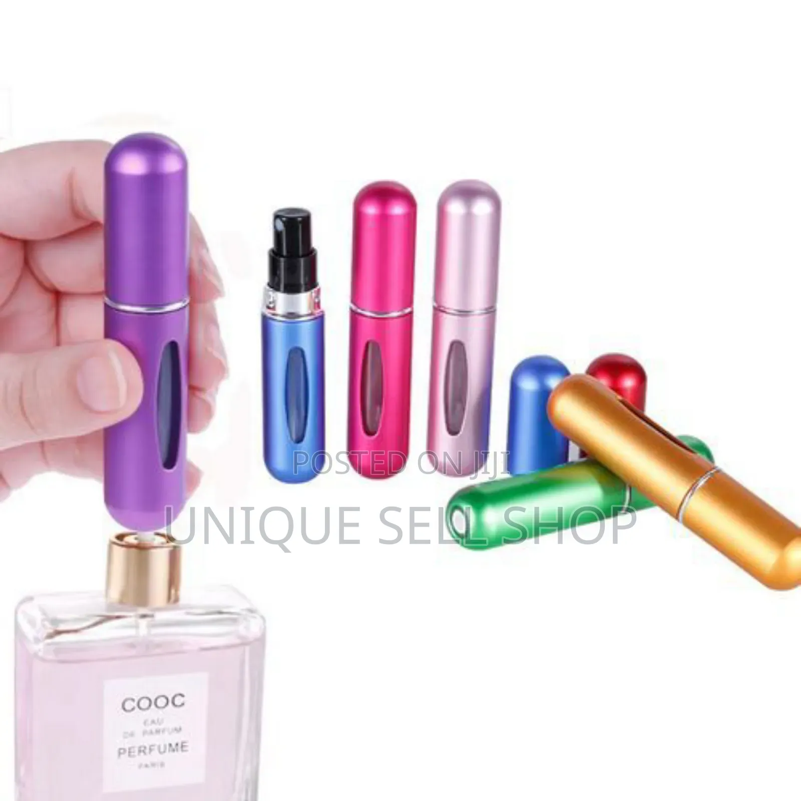Premium Metallic Refillable Perfume Atomizer