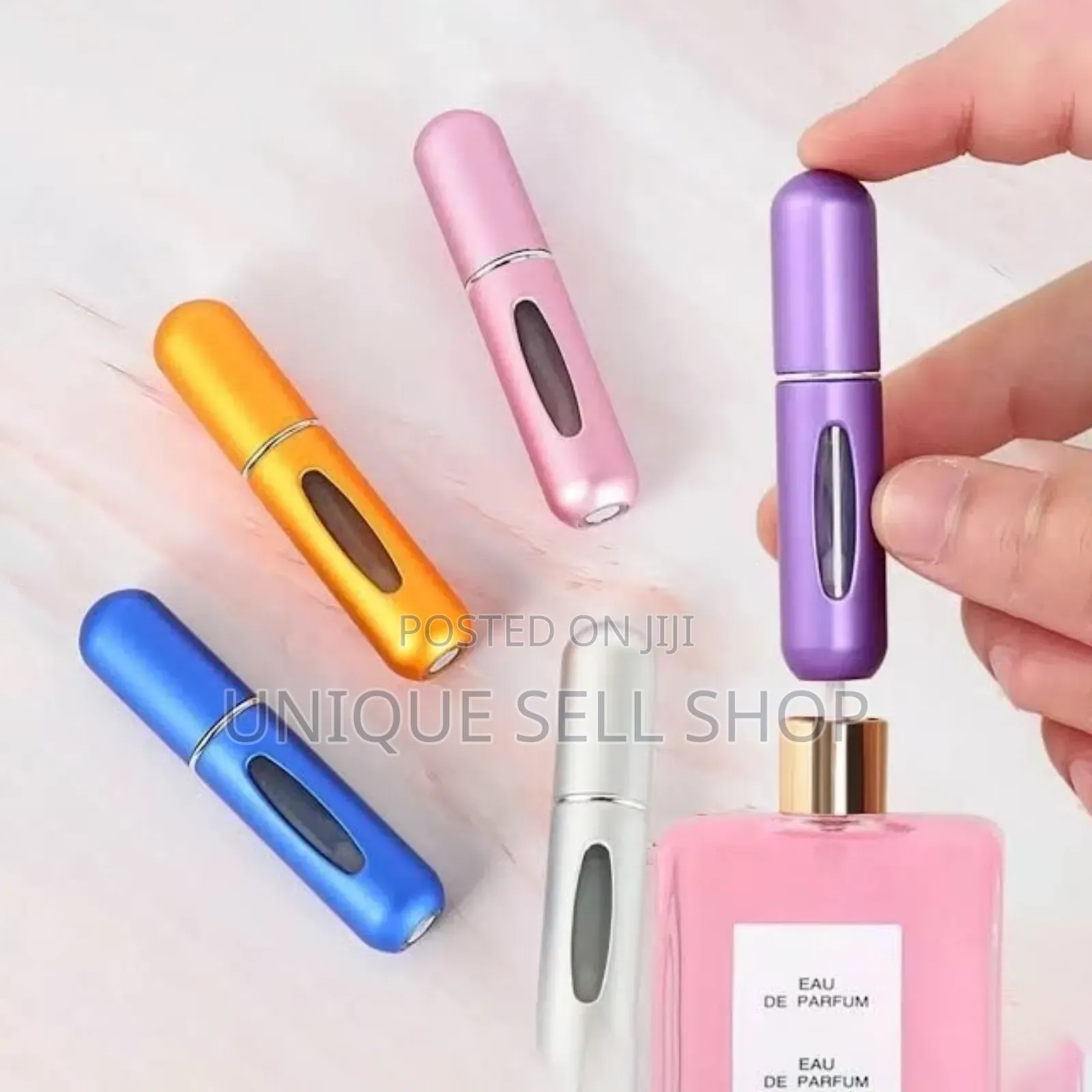 Premium Metallic Refillable Perfume Atomizer