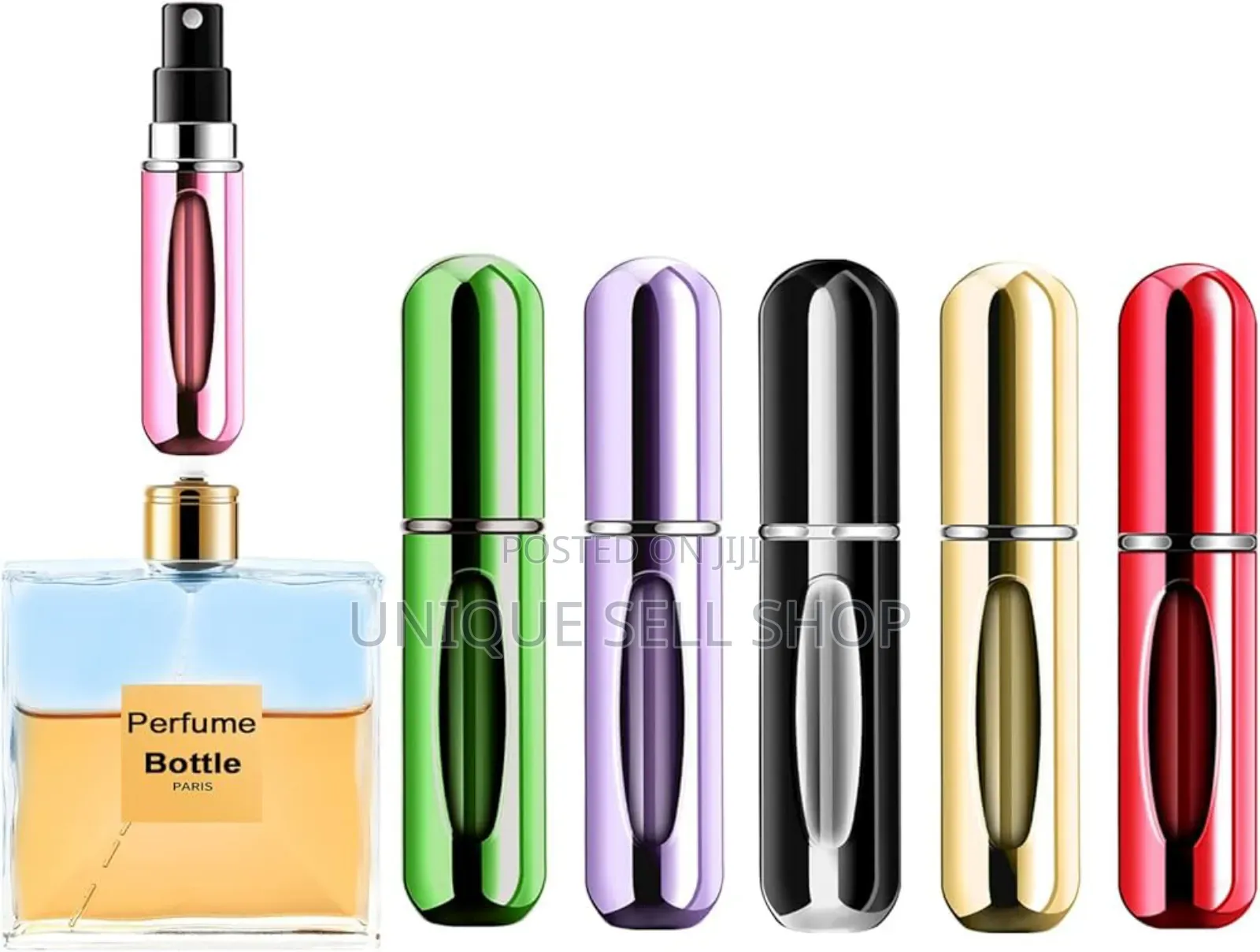 Premium Metallic Refillable Perfume Atomizer
