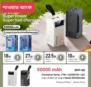 Remax RPP-161 Container Series 50000mah Pd+Qc Power Bank