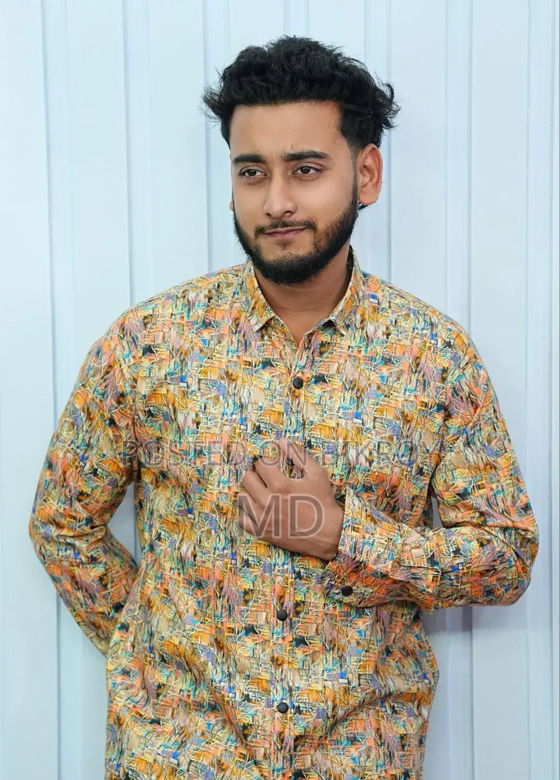 Digital Print Cotton Shirt