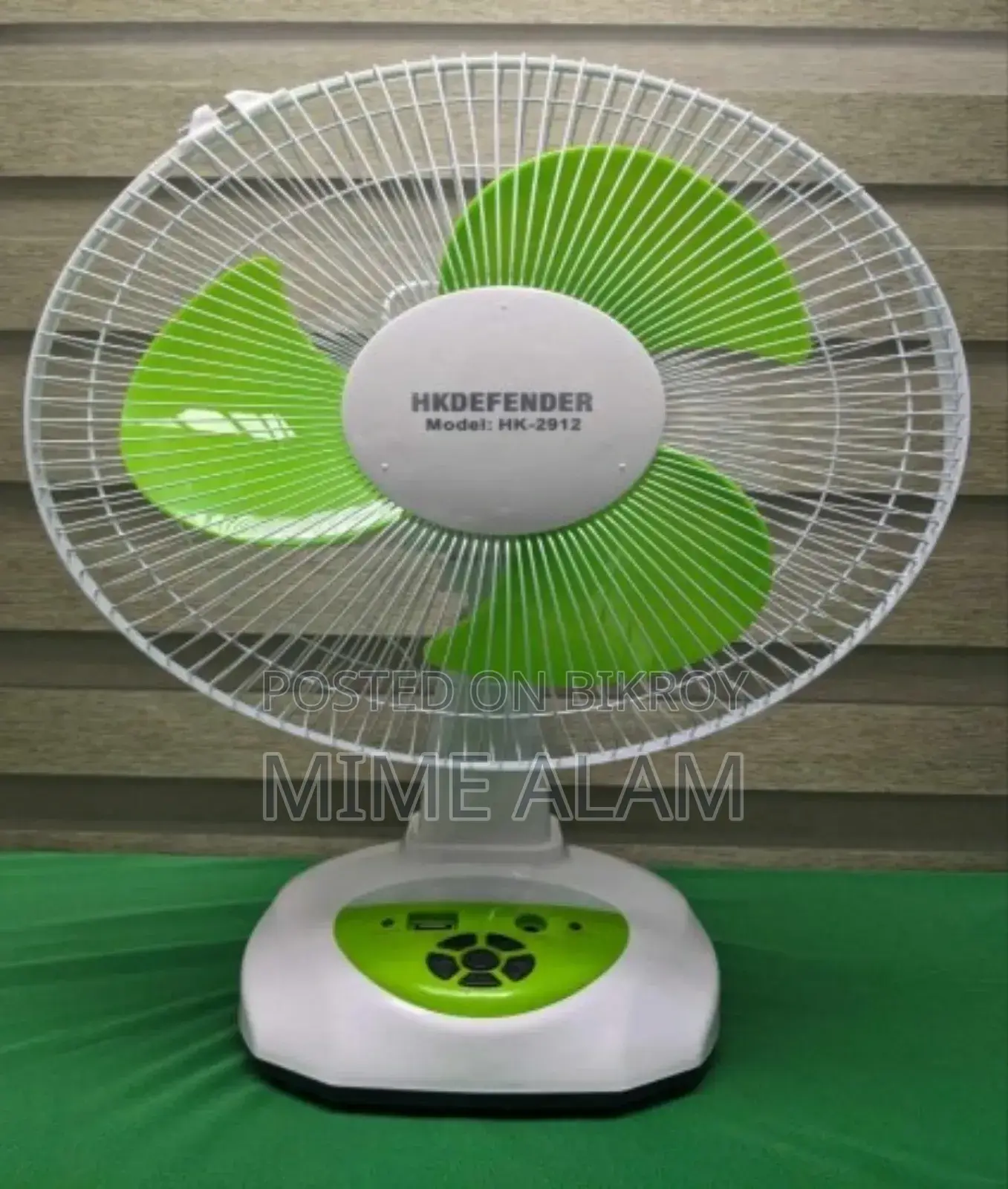Hk Defender 12 Inch Rechargeable Fan Hk - 2912