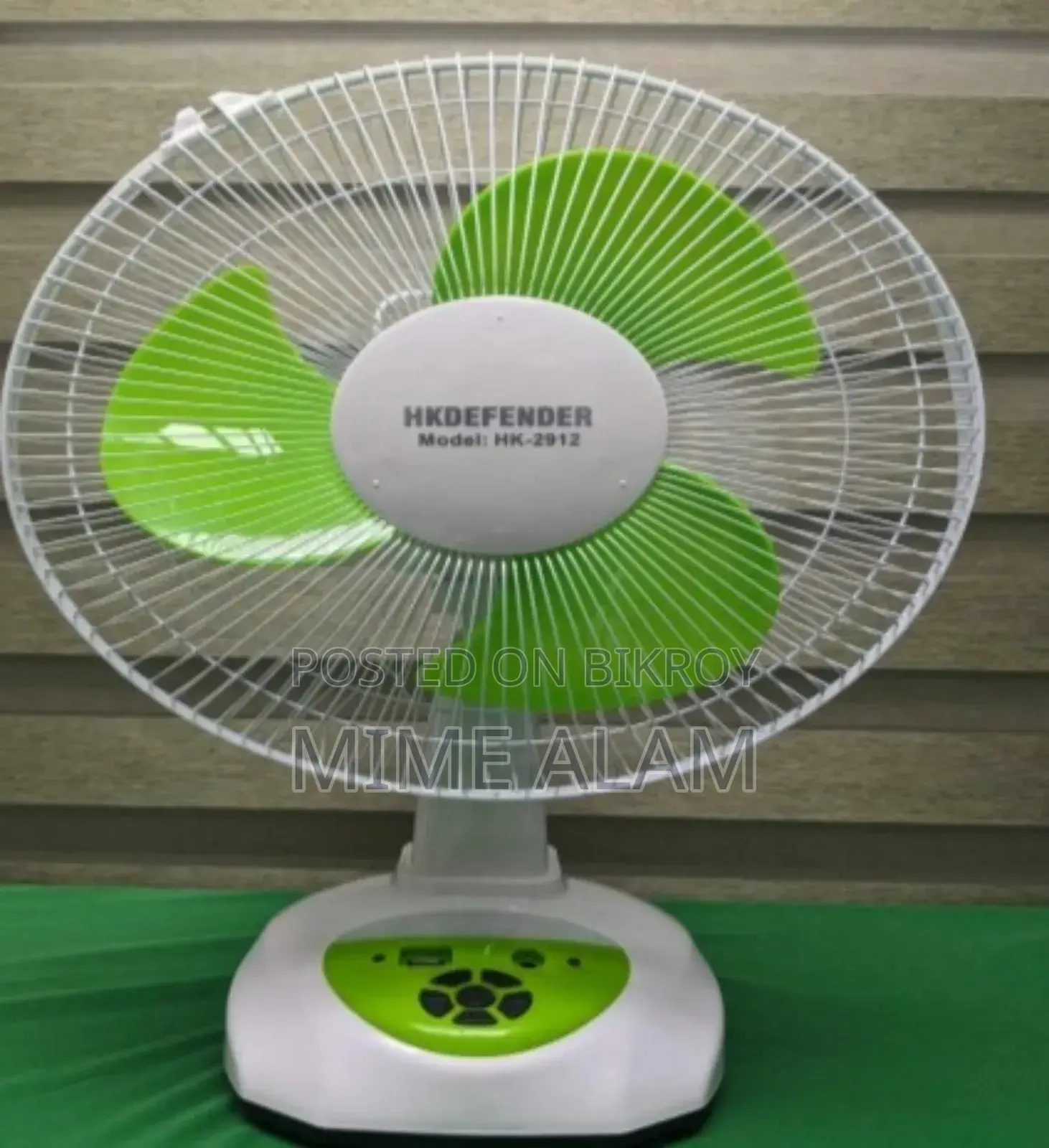 Hk Defender 12 Inch Rechargeable Fan Hk - 2912