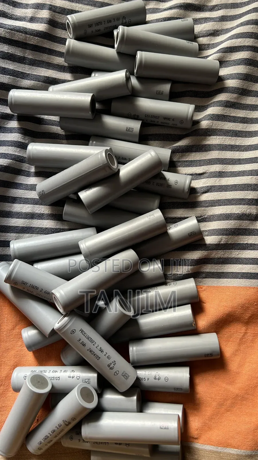 18650 Lithium Ion A Grade Battery 2600+Mah 3.6v Max 4.2v