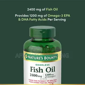 Nature’S Bounty Fish Oil 2400 Mg 90 Coated Softgels - Made in Usa