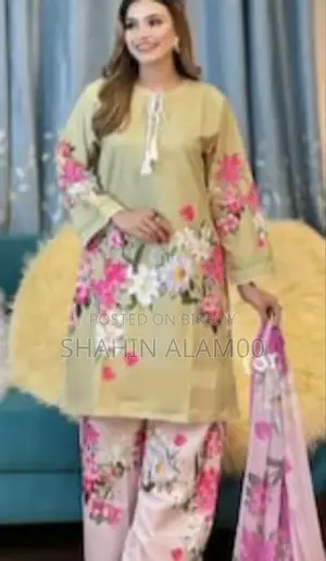 Pakistani Skin Print Three-Piece
