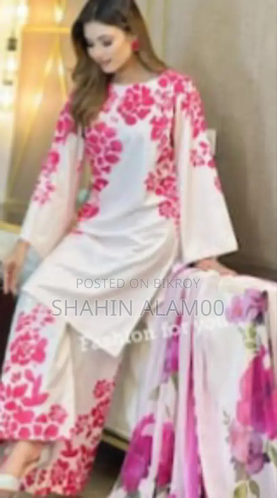 Pakistani Skin Print Three-Piece
