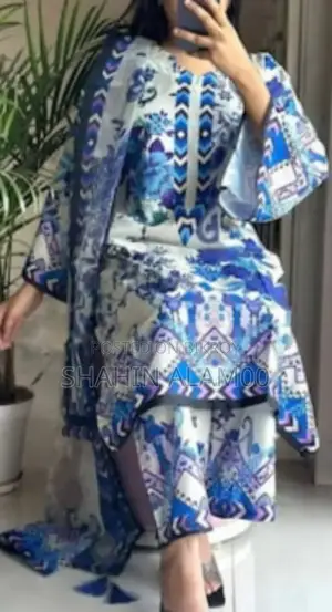 Pakistani Skin Print Three-Piece