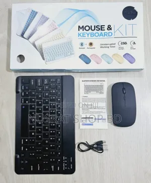 Wireless Mouse Keyboard Combo Kit (Slim Stylish Design)
Code 13144