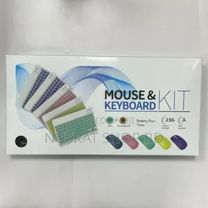 Wireless Mouse Keyboard Combo Kit (Slim Stylish Design)
Code 13144