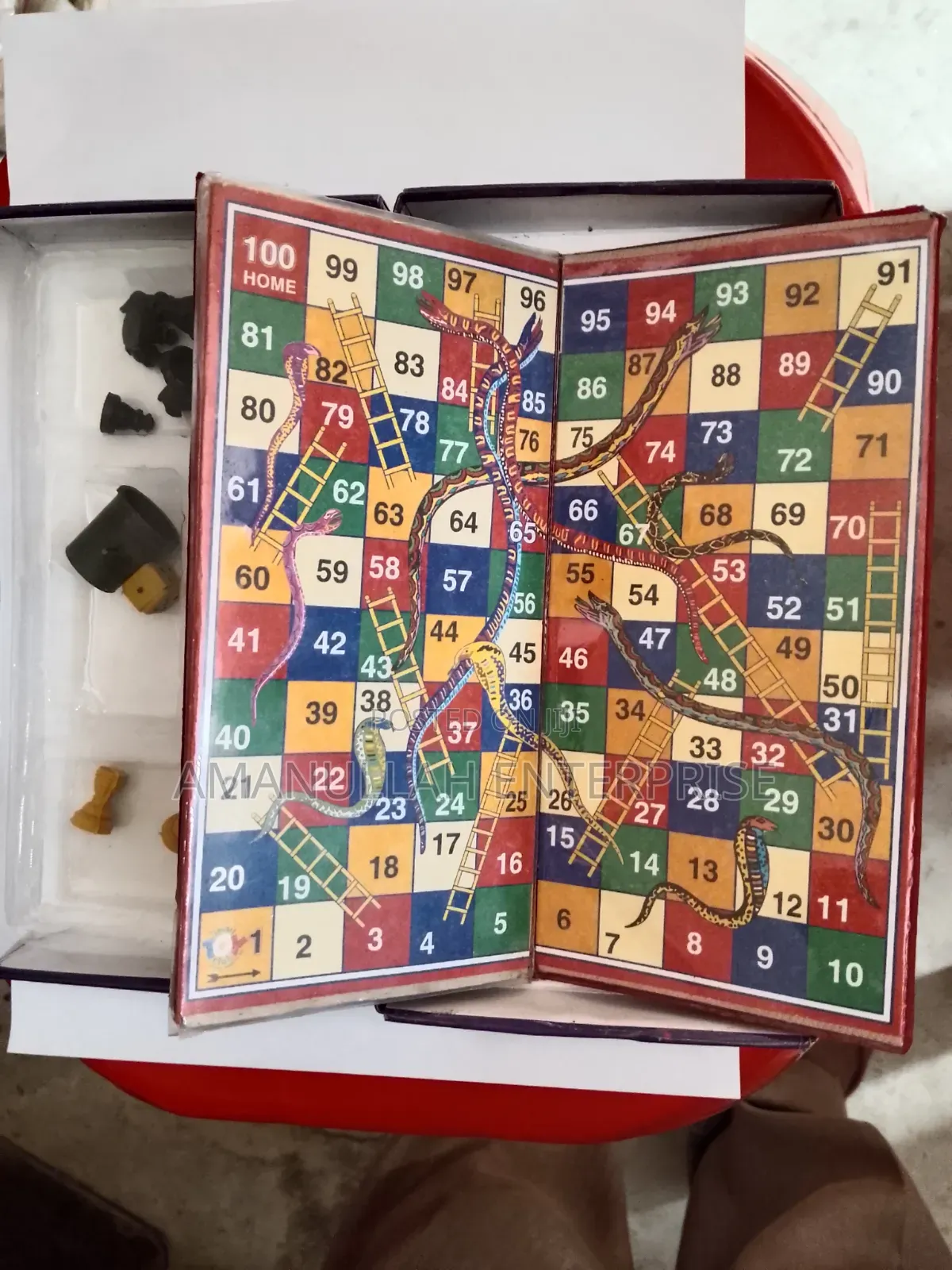 3 in 1 Ludo Chess Snake Ladder Board Game Set for Kids Family Fun