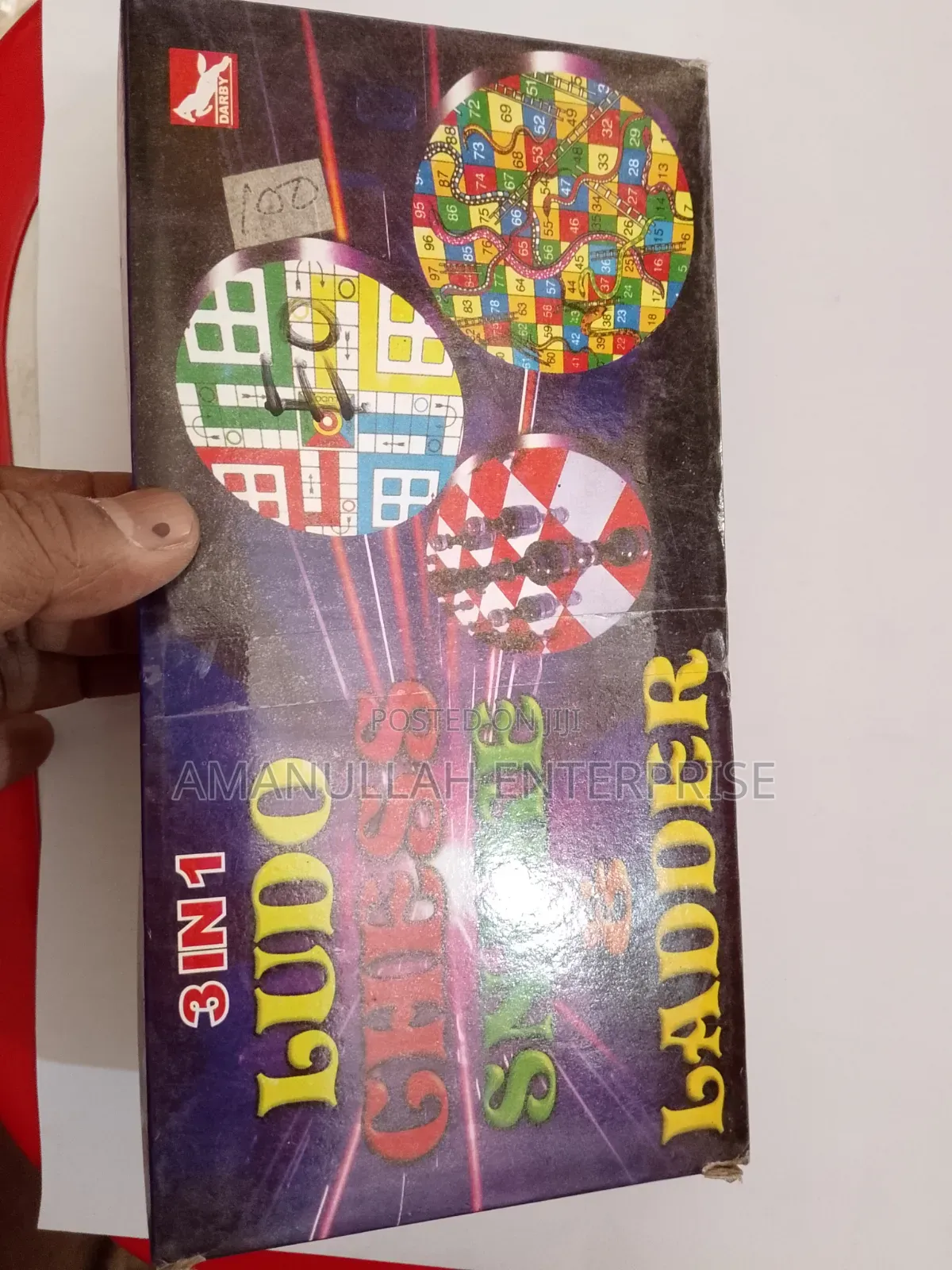 3 in 1 Ludo Chess Snake Ladder Board Game Set for Kids Family Fun