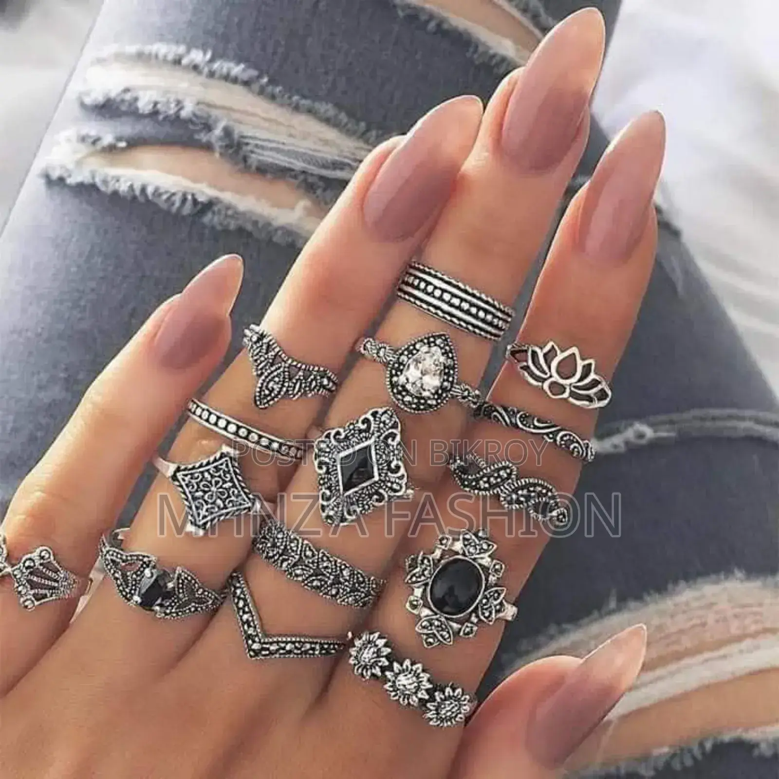 15pc Finger Ring Set.