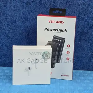 Ven-Dens 10,000mAh Power Bank Air Buds Combo