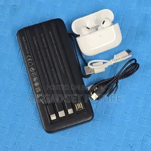 Ven-Dens 10,000mAh Power Bank Air Buds Combo