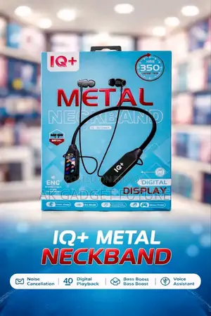 IQ+ Metal Neckband Wireless Earphone