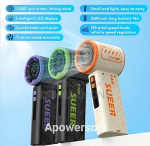 [S-17] Portable High-Speed Handheld Turbo Mini Fan