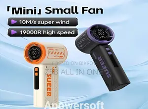 [S-17] Portable High-Speed Handheld Turbo Mini Fan